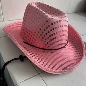 Vibrant Pink Sequin Hat
